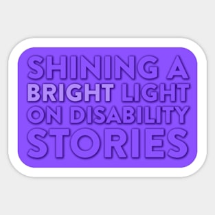 Disability Awareness Sticker